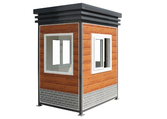 木紋雕花板崗亭