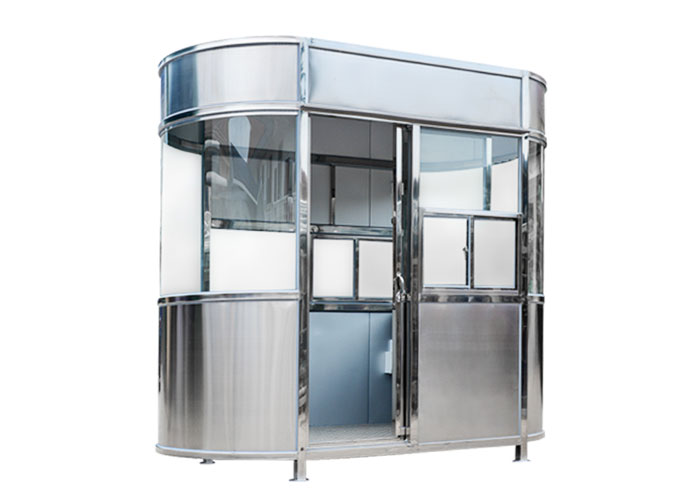 圓弧型不銹鋼崗亭